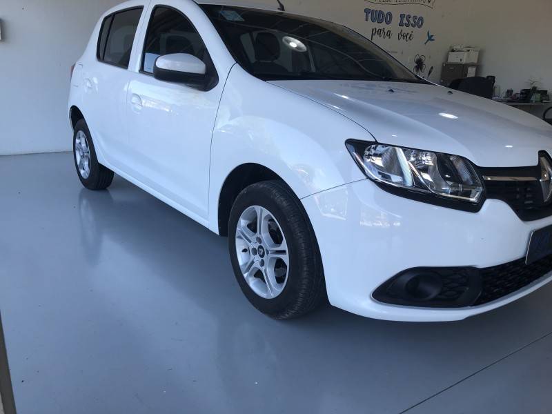 RENAULT - SANDERO - 2019/2020 - Branca - R$ 48.800,00